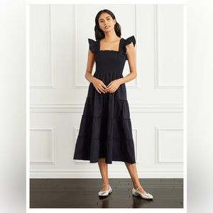 Hill House Ellie Nap Dress in Black Poplin
